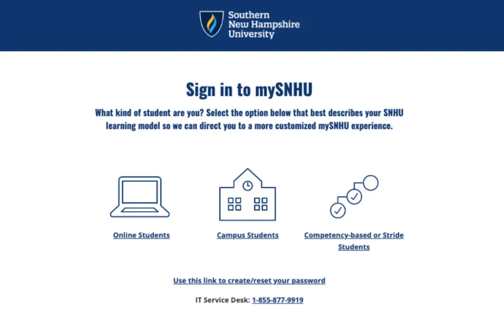 mysnhu.edu login student portal